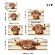 1pc Dish Drying Mat, Coffee Machine Mat, High-Density Floral Wooden Pattern Absorbent Draining Pad, Suitable For Dining Table, Coffee Bar, Kitchen Countertop Decor, Multi-Purpose Drainage Mat, Home Gift, Desktop Decor - XYLSD-446 - View 13
