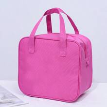 Solid Color Thickened Handheld Insulation Lock Fresh Lunch Bag Daily Carry Liner Aluminum Foil Insulation Lunch Box Lunch Bag - Multicolor - View 17
