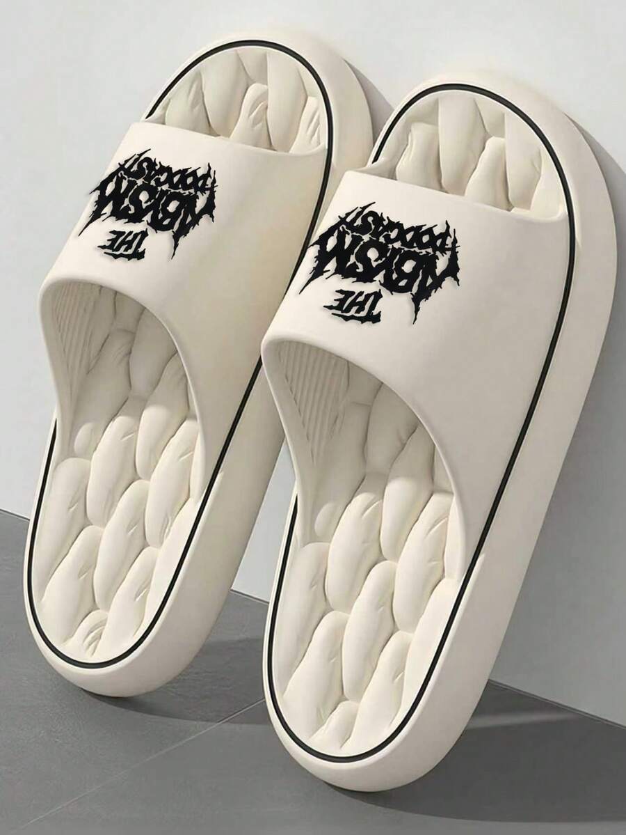 Sandal Kasual Gaya INS Musim Semi/Panas, Serbaguna & Nyaman, Sol Senyap & Tahan Aus, Cocok untuk di Rumah, Hotel, Kantor, Mendaki di Luar Ruangan, Ringan, Tahan Lama Tanpa Melelahkan, Unisex - Putih - View 1