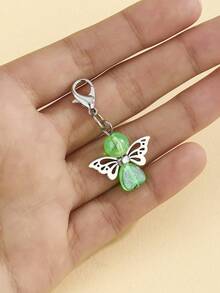 1pc DIY Colorful Beaded Angel Pendant, Heart-Shaped Beads Cute Angel Keychain, Creative Gift For Lover, Friend, Girlfriend, Holiday, Festival, Mobile Phone, Car Accessories, Keychain, Small Gift For Events - Multicolor - View 10