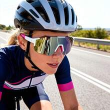 Lunettes de sport mode unisexes, idéales pour le cyclisme, l'entraînement et la compétition en plein air, y compris le vélo/la moto, la conduite, les activités de plein air, le marathon, combinant la mode et la fonctionnalité, accessoires de cyclisme, lunettes/lunettes de protection de cyclisme - Multicolore - Voir 3