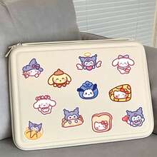 Sanrio Kuromi & Friends Cute Character Sticker Set, Colorful Decorative Stickers For Scrapbook, Journal, Laptop, Phone Case, Notebook & DIY Decor - Pink - View 4