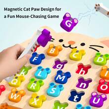 Magnetic Letter Matching Puzzle, Montessori Toy, Suitable For 3-5 Years Old Children; Educational Letter Operation Learning Toy, Suitable For Girls And Boys, Children's Birthday-Christmas Gift - Magnetic Letter Pairing - View 7