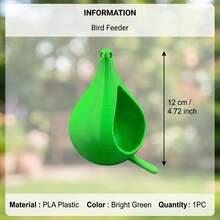 Outdoor Water Drop Bird Feeder, Large Capacity Hanging Bird Feeder Suitable For Garden, Lawn, Patio, Backyard, Ideal For Feeding Small Birds (Hummingbirds, Sparrows) - one-size - View 15