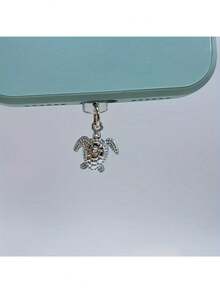 Sea Turtle Phone Charm, Ocean Style Phone Dust Plug, Universal Type - Multicolor - View 2