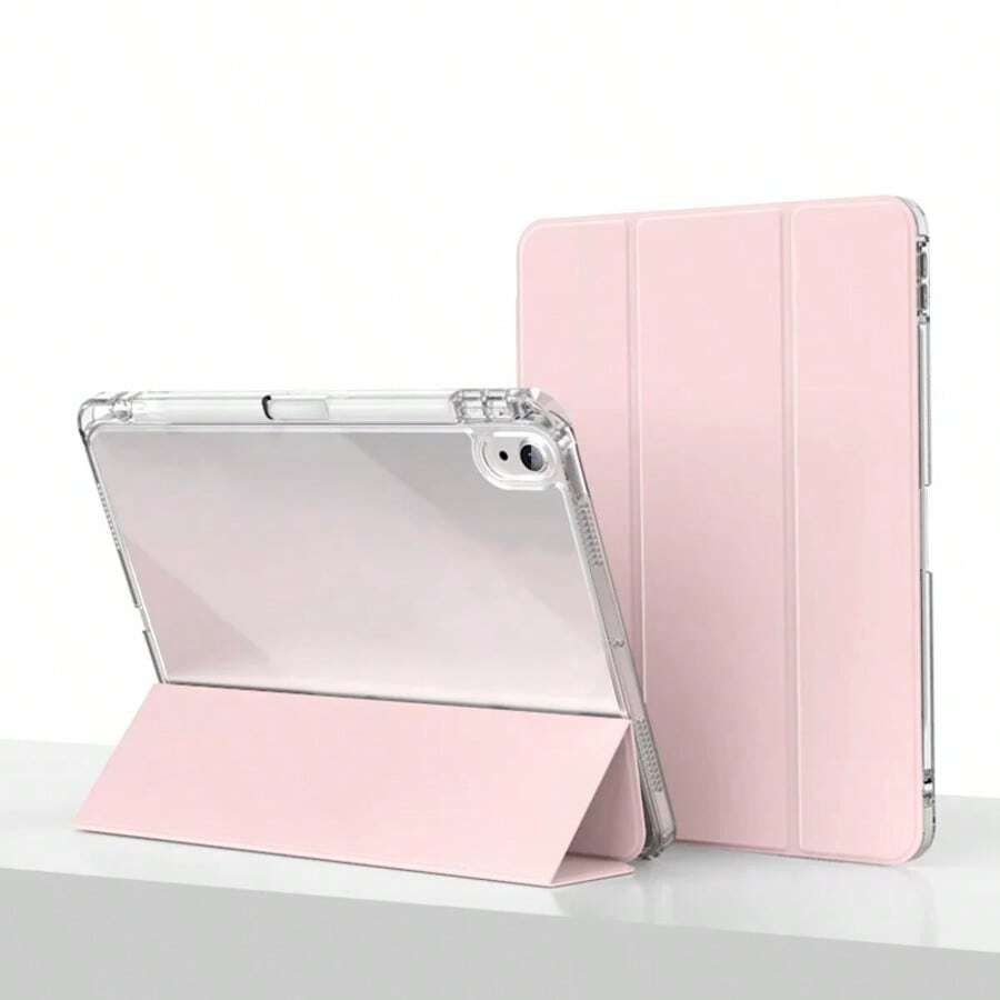 Compatible With Huawei Honor Pad X8a Tablet Protective Case, Smart Sleep/Wake, Pen Slot, Matte DIY Back Cover, Airbag Anti-Drop, Tri-Fold Tablet Protective Cover, Compatible With Huawei MatePad/ Pad/ Tab/