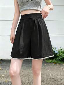 Women Shorts - Lime Green - View 4