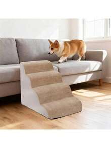 Haustiertreppe, Hundekletterstufen, rutschfeste Kletterstufen, geeignet für kleine, mittlere und große Hunde zur Verwendung auf dem Bett, Katzen-Nachtschrank-Kletterleiter - Verschiedenfarbig - Übersicht 10