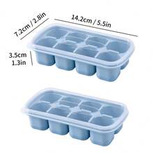 1/2/4pcs 8 Grids Plastic Ice Mold With Lid, Reusable Fruit & Beverage Ice Tray, Beer Refrigeration Tool, Suitable For Refrigerator Ice Maker In Kitchen, Restaurant,Bar - View 19