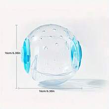 1pc 4.7/6.29 Inch Transparent Breathable Hamster Running Ball, Quiet Non-Slip Rolling Exercise Toy For Hamsters & Golden Bears, Stress Relief Interactive Small Pet Supplies, Outdoor Workout, Easy To Clean, Boost Pet Activity & Health - Multicolor - View 13