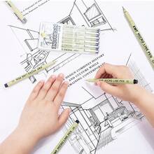 13/16pcs Professional Fine Liner Pen Set, 0.05-1.0mm Multiple Tip Sizes, Waterproof Archival Ink, Suitable For Artists Sketching/Journaling/Comic/Calligraphy/Engineering Drawing, High-End Back To School Art Supplies - Sets - View 10