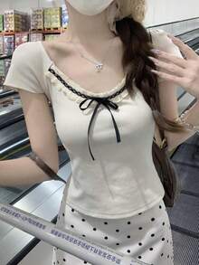 Women Tops - Apricot - View 12