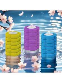 3-Pack Toilet Brush Replacement Heads, Efficient Cleaning, Easy Replacement, Available In 3 Color Combinations - Disposable Toilet Brush Heads In 3 Colors (yellow, Blue, Purple) - View 3