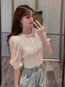 Women Tops - Black - View 2