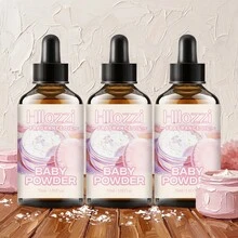 Hllozzi 嬰兒粉精油，高品質芳香精油，香氣持久。適用於面部、頭髮和身體護理。可用於擴香器、加濕器、DIY香水、肥皂和蠟燭製作。適合居家、車內和戶外旅行。 - BABY POWDER - 查看 13