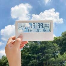 Electronic Thermo-Hygrometer For Home, LED Alarm Clock, Multifunctional Weather Station, High-Precision Indoor Temperature And Humidity Alarm Device - Type 1 - View 9