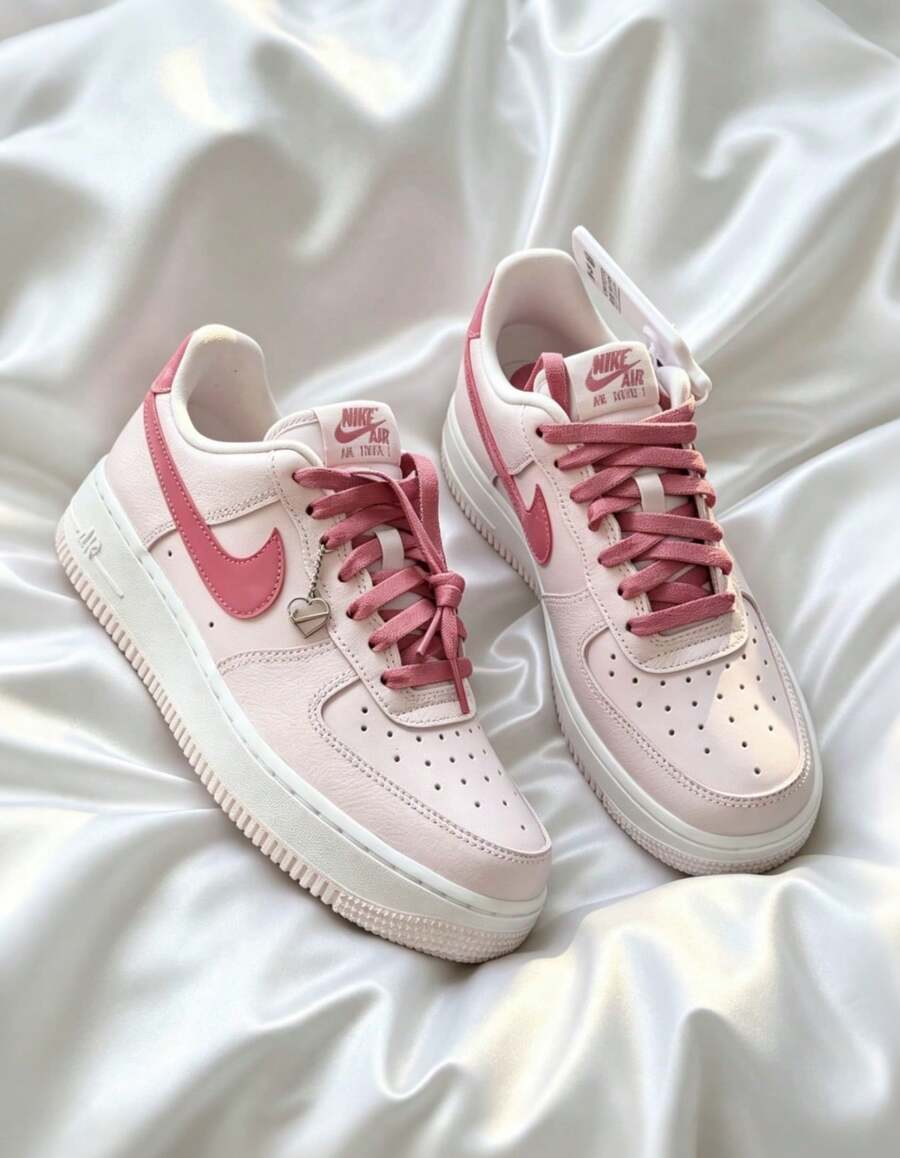 Nike Air Force 1 07 VTD Women's Peony Pink White IO8755-600 | Classic, Comfortable - 淺粉色 - 查看 1