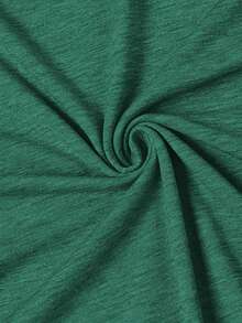 Red Flame Design And Print X Digital Print Short Sleeve Unisex Pure Cotton Loose And Comfortable - Green - View 4