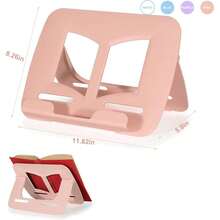 1pc 11.82" X 8.26" Adjustable Laptop Stand - Waterproof Desk Shelf, Lightweight, Hands-Free - Multicolor - View 2
