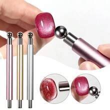 Questo set di pennelli magnetici per arte di unghie a forma di occhio di gatto include un pennello magnetico a doppia estremità e uno strumento per la sagomatura, ed è progettato per l'uso con smalto gel per unghie a effetto occhio di gatto. - Multicolore - Visualizzare 10