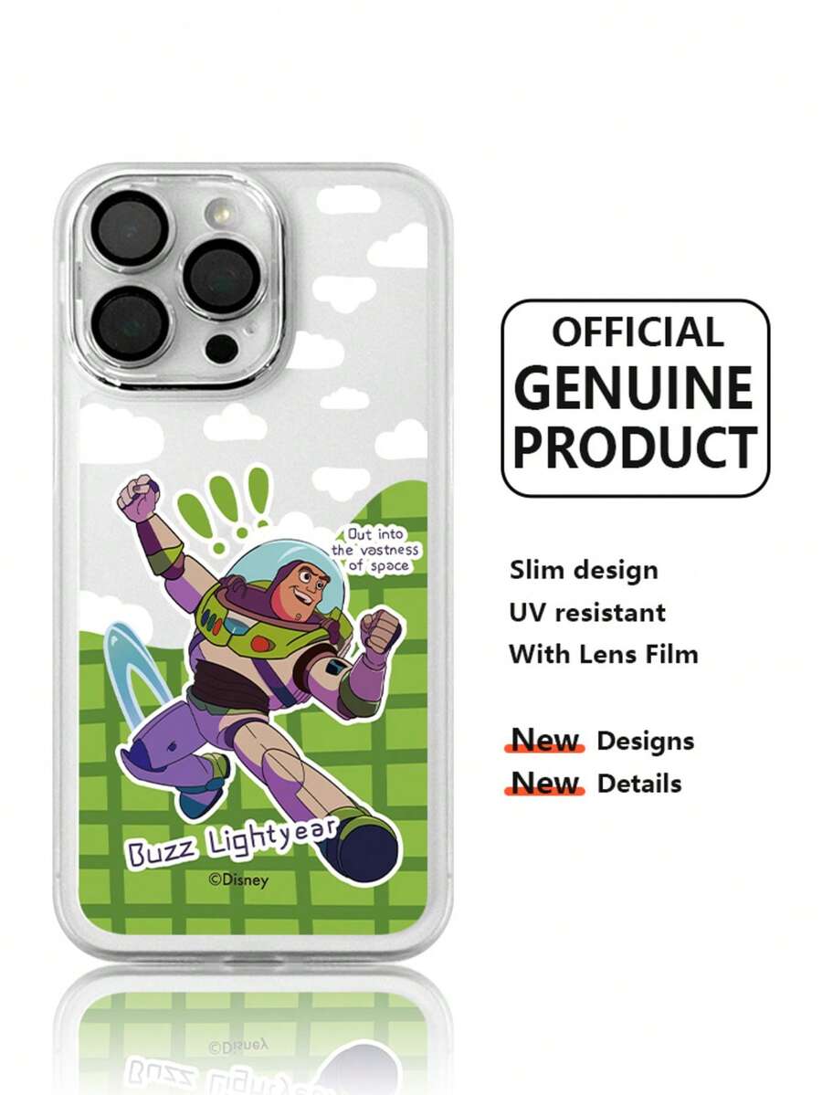 Ốp điện thoại Disney Toy Story, dành cho iPhone 16promax/ 15/ 14plus/ 13/ 12/ 11promax/ xs/ xr, hình Buzz Lightyear đẹp trai. - trắng - Xem 1