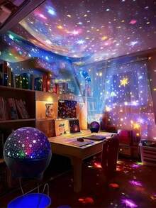 星空投影灯,彩色LED星月夜灯家居装饰 - 多色光 - 查看 4