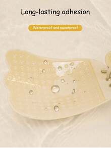 1/2 Pairs Women's Reusable Strapless Invisible Adhesive Push-Up Bra, Suitable For Wedding Dress/Party Dress, Seamless Bra, Adhesive Bra - Multicolor - View 2