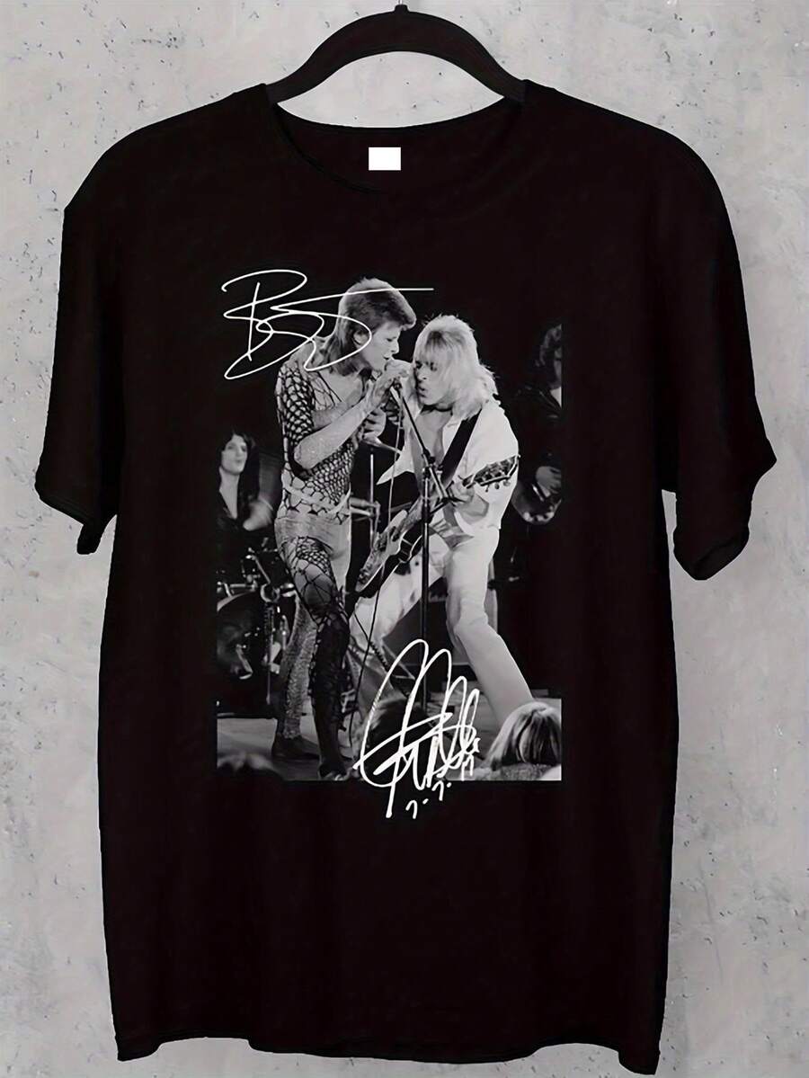 Men Sports Tees & Tanks - Black - View 1