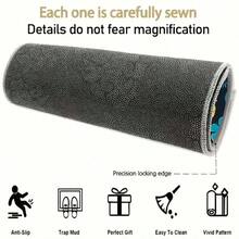 Juego de 4 alfombrillas para coche estilo marroquí bohemio retro universal, adecuado para protección de asientos delanteros y traseros en todos los vehículos, accesorios de coche elegantes, alfombrillas de alfombra universal para coche para todas las estaciones - Alfombrillas de suelo - Ver 9