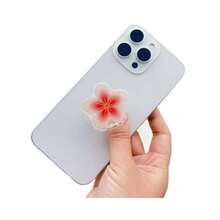 Popular Cross-Border Spring Floral Korean Ins Style Convenient Adhesive Expandable Phone Holder, Acrylic Desktop Decor, Slouchy Gift - Multicolor - View 2