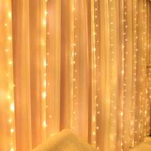 LED Curtain Lights, Dreamy String Lights With Remote Control, Perfect For Cozy Bedroom And Living Room Decor, Add Festive And Party Atmosphere, Create Romantic Curtain Lighting Effect - Multicolor - View 10