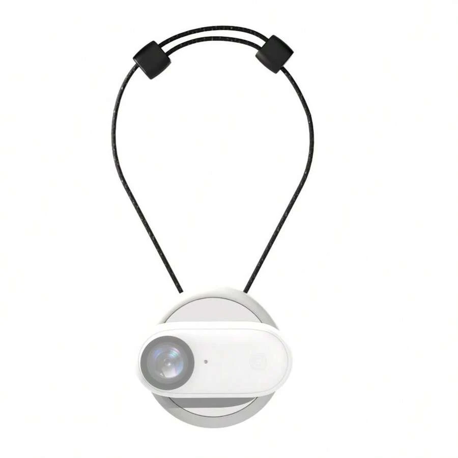 PULUZ Magnetic Pendant Bracket Quick Release Neck Strap (White) For Insta360 GO 3 - View 1
