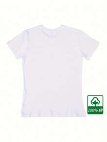 レディースプリントTシャツ、サイズL、ファッショナブル、ラウンドネック、ホワイト、Tシャツ012998、幸運の猫、商売繁盛の象徴。 - ホワイト - チェックする 3