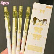 4pcs Bowknot Design Automatic Pencils, High-Quality Student Pencils With Lead That Doesn't Break Easily, Back To School - Bow Mechanical Pencil - View 10