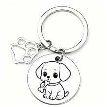 Colgante de identificación de mascotas de acero inoxidable de alta calidad, construcción duradera, decoración y identificación versátil para gatos y perros - Multicolor - Ver 5