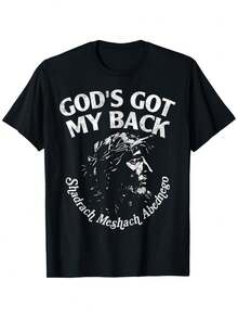 Brandon God's Got My Back Lake T-shirt - Svart - Visa 1