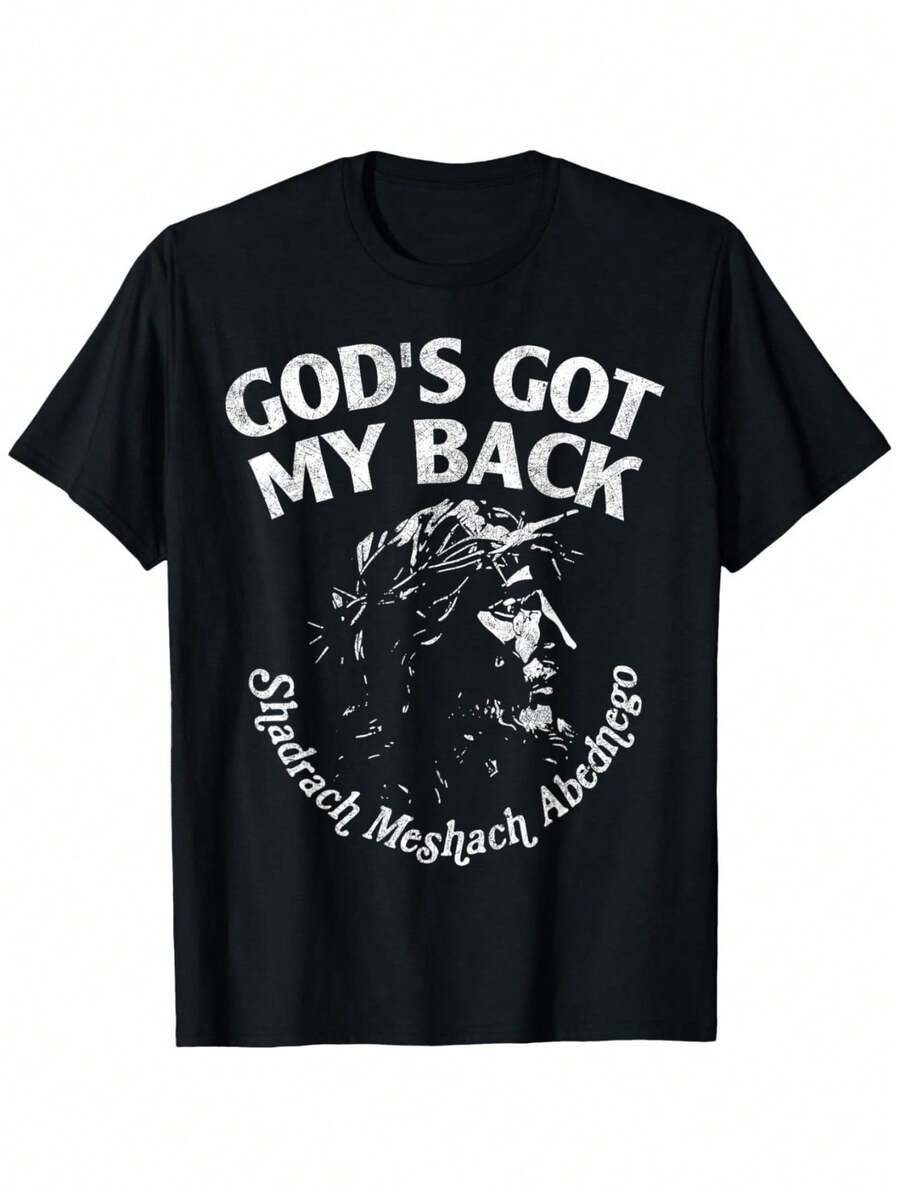 Brandon God's Got My Back Lake T-shirt - Svart - Visa 1