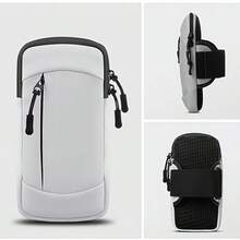 Sac de bras de sport léger, pochette de téléphone de course unisexe avec sangle d'épaule amovible, convient pour le cyclisme en extérieur - Multicolore - Voir 7