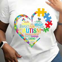 Item Picture Heart Awareness S1upport 100 - White - View 1
