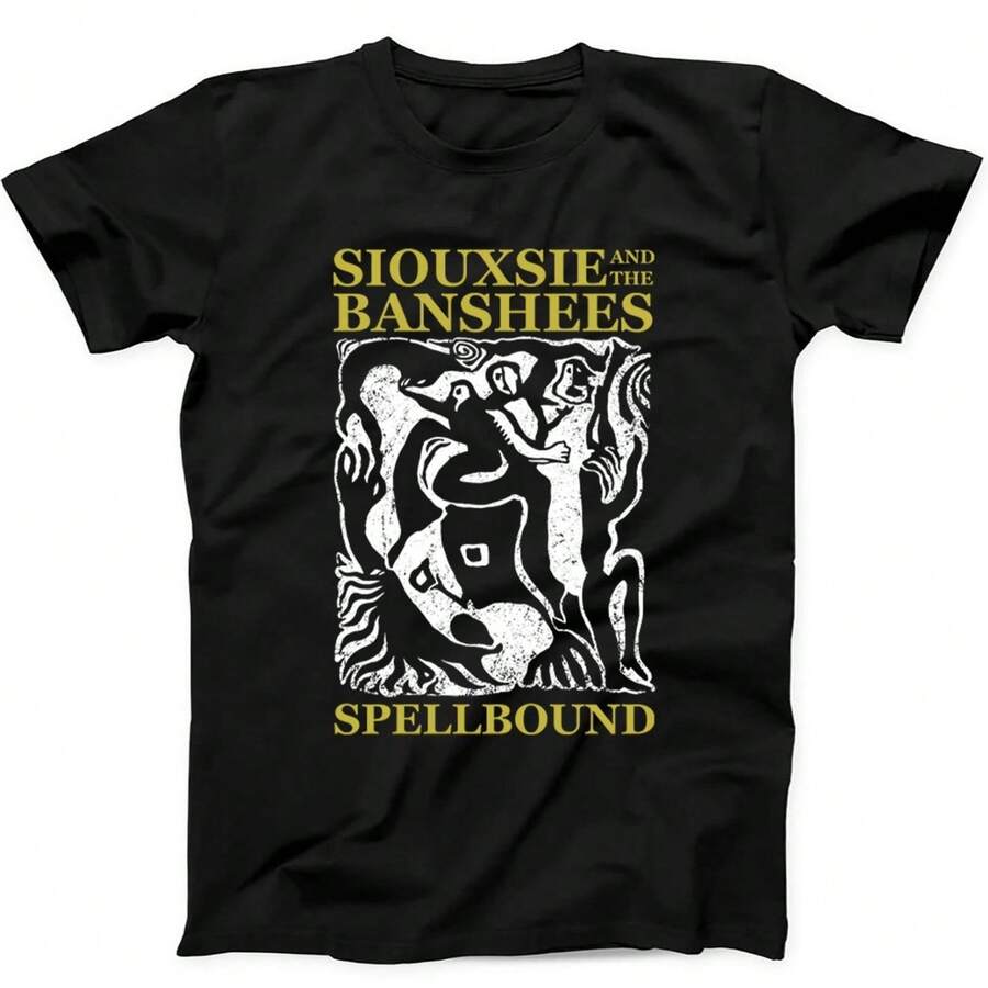Siouxsie And The Banshees Spellbound Post Punk Gift Tee Black T Shirt - Black - View 1