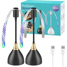 2pcs/3pcs Kipas Pengusir Nyamuk Luar dan Dalam Ruangan yang Ditingkatkan, Baterai (Tidak Termasuk)/Bertenaga USB, Untuk Luar Ruangan, BBQ, Restoran, Kipas Anti Lalat DIY, Kipas Portabel, Kipas Mini - Hitam - View 1