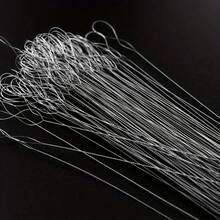 7Pcs Superfine Beading Needles, Soft Steel Wire Twisted Bead Threader For DIY Jewelry Bracelet Making - Steel - View 8