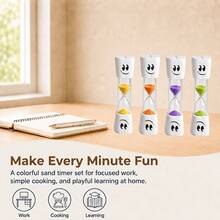 2pcs Smiling Teeth 2min/3min , Multicolor Toothbrush , Compact Fun , Cartoon Creative 2min Timer Ornament, Toothbrushing Timer, Office Desk Ornament, Kitchen Timer - Desktop Ornaments - View 7