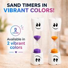 2pcs Smiling Teeth 2min/3min , Multicolor Toothbrush , Compact Fun , Cartoon Creative 2min Timer Ornament, Toothbrushing Timer, Office Desk Ornament, Kitchen Timer - Desktop Ornaments - View 5