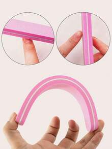 10/5/3/1pc/Set 100/180 Grit Nail File Set, Nail Care Tools, Nail Art Tools, Back To School Essentials, Nail Care, Artificial Nail Tools - Multicolor - View 2