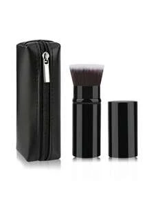 1pc Retractable Professional Makeup Brush Set, Includes Blush, Foundation, Concealer Brushes And Other Multi-Functional Makeup Brushes, Comes With Makeup Brush Storage Bag, Perfect For Mother's Day Gift - Multicolor - View 13