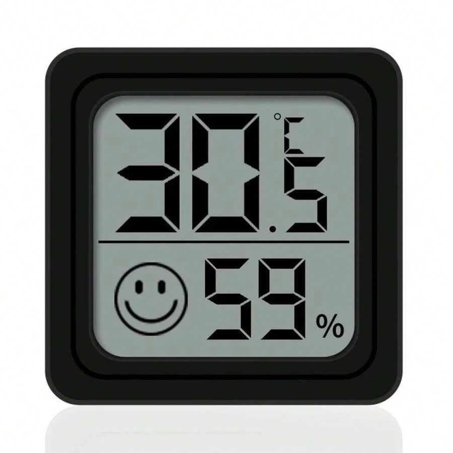 Electronic Thermometer Hygrometer For Home, Digital Indoor Temperature And Humidity Meter With LCD Display, Home Weather Station, Electronic Temperature And Humidity Sensor - Type 3 - View 1