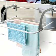 Fixed Clothes Drying Racks - Grey - View 4