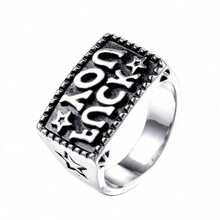 1pc Punk Style Silver Metallic Wire Letter Ring Valentine's Day Gifts For Wife, Girlfriend, And Mother, As Well As Holiday Gifts And Couple Jewelry GXD0 - 彩色 - 查看 4