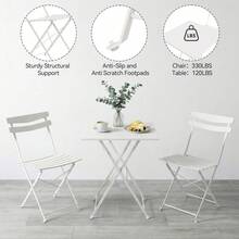 Patio Furniture - White - View 7